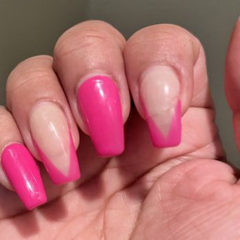 Esta Nail Spa - Chipped acrylic on index finger 3 days after my refill. Pinky and middle finger repairs w tips after breaking 1 day after refill. - Nail Salons Near Me - Menifee, California Esta Nail Spa - Chipped acrylic on index finger 3 days after my refill. Pinky and middle finger repairs w tips after breaking 1 day after refill. - Nail Salons Near Me - Menifee, California
