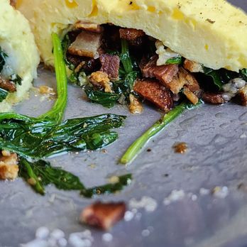 The Park Bistro & Bar - Build you own omelette with bacon, of course, spinach and jack cheese, not a Jack Back, the cheese. - New American Near Me - Lafayette, California The Park Bistro & Bar - Build you own omelette with bacon, of course, spinach and jack cheese, not a Jack Back, the cheese. - New American Near Me - Lafayette, California