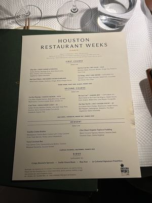 Menu photo 1 Le Colonial - Houston Houston, TX