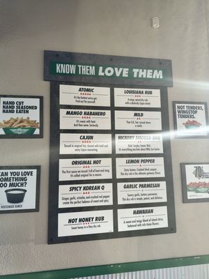 Menu photo 4 Wingstop Chandler, AZ