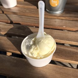 Alba Gelato - Pineapple and coconut ice cream!