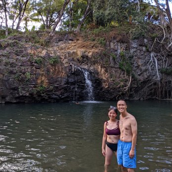 Twin Falls Trail - First waterfall. - Hiking Near Me - Haiku, Hawaii Twin Falls Trail - First waterfall. - Hiking Near Me - Haiku, Hawaii