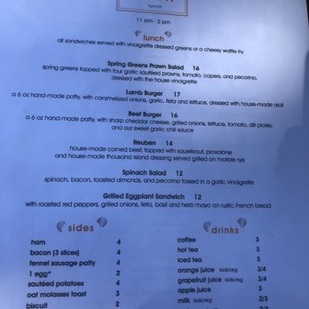 Poach 503 - Menu- other side - Breakfast & Brunch Near Me - Manzanita, Oregon