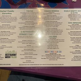 Menu Menu