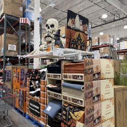 Halloween decorations already up