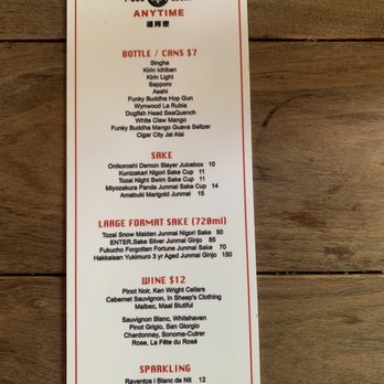 1-800-Lucky - Bar menu- beers, sake, wine - Asian Fusion Near Me - Miami, Florida 1-800-Lucky - Bar menu- beers, sake, wine - Asian Fusion Near Me - Miami, Florida