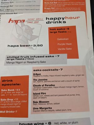 Menu photo 4 Hapa Sushi Grill and Sake Bar Boulder, CO