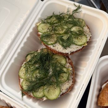 Apollo Bagels - whitefish salad on sesame - Bagels Near Me - New York, New York