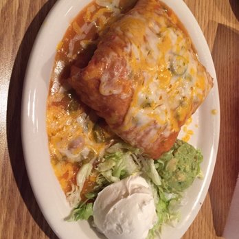 Buenos Tiempos - House chimichanga with green chili hot - Mexican Near Me - Broomfield, Colorado