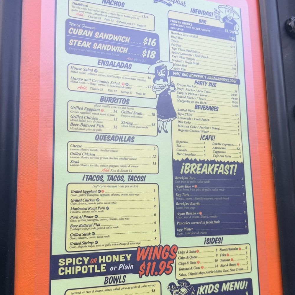 Habana Outpost - Brooklyn - Menu - Cuban Near Me - Brooklyn, New York