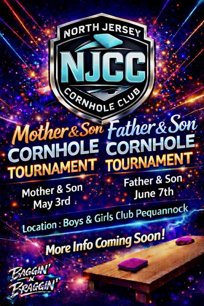 N---h J----y Cornhole Club Logo