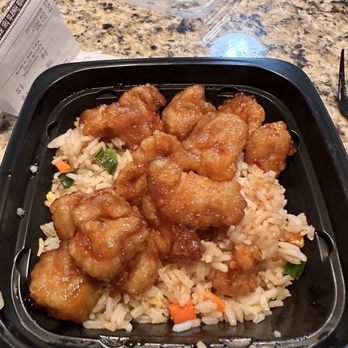 Panda Express - Orange Chicken and Fried Rice - Chinese Near Me - Massillon, Ohio