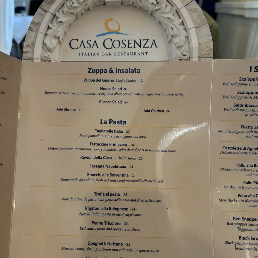 Casa Cosenza - Italian Near Me - Oldsmar, Florida