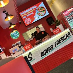 The ordering counter The ordering counter
