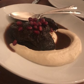 Cascina Spinasse - Beef cheeks and celery root purée 10/10 - Italian Near Me - Seattle, Washington