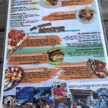 The Ugly Grouper - Menu - Bars Near Me - Holmes Beach, Florida