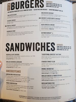 Menu photo 7 Yard House Glenview, IL