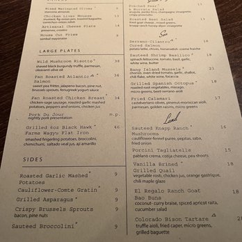 Vin 48 - Menu - New American Near Me - Avon, Colorado Vin 48 - Menu - New American Near Me - Avon, Colorado