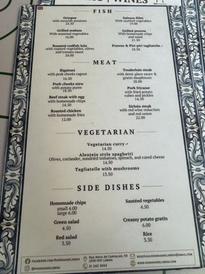 Menu photo 3 Restaurante Rio Grande Lisbon, 11 Menu photo 3 Restaurante Rio Grande Lisbon, 11