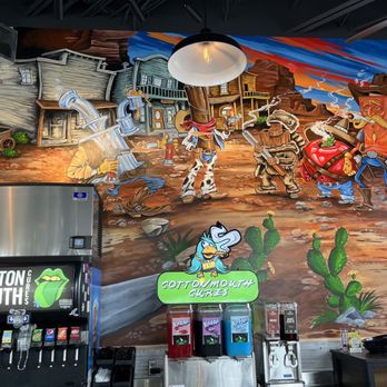 Cheba Hut "Toasted" Subs - Drink station and cool mural - Sandwiches Near Me - Scottsdale, Arizona