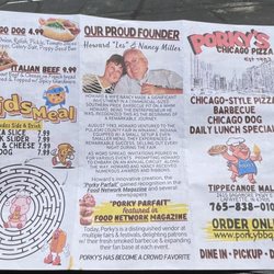 Porky's BBQ & Chicago Kitchen - To go menu