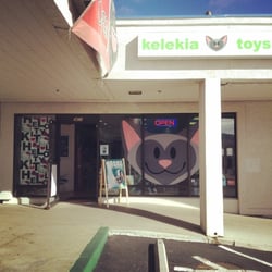 Kelekia Toys & Gifts - Store front; can't miss it with mascot "Kelekia" in the window!