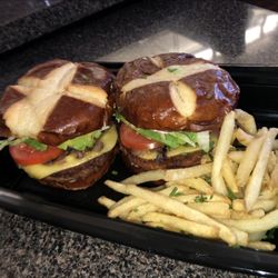 Absolutely IN LOVEEE with this new restaurant I got this 2 weeks ago me and my sister decide to try  a vegan burger with truffle fries
