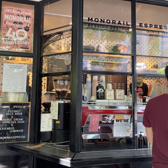 Monorail Espresso - Exterior - Coffee & Tea Near Me - Seattle, Washington Monorail Espresso - Exterior - Coffee & Tea Near Me - Seattle, Washington
