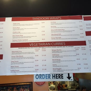 Chaat Kafe - Menu 3 - Indian Near Me - Sacramento, California