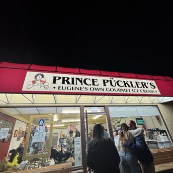 Prince Puckler's Gourmet Ice Cream - Outside - Ice Cream & Frozen Yogurt Near Me - Eugene, Oregon