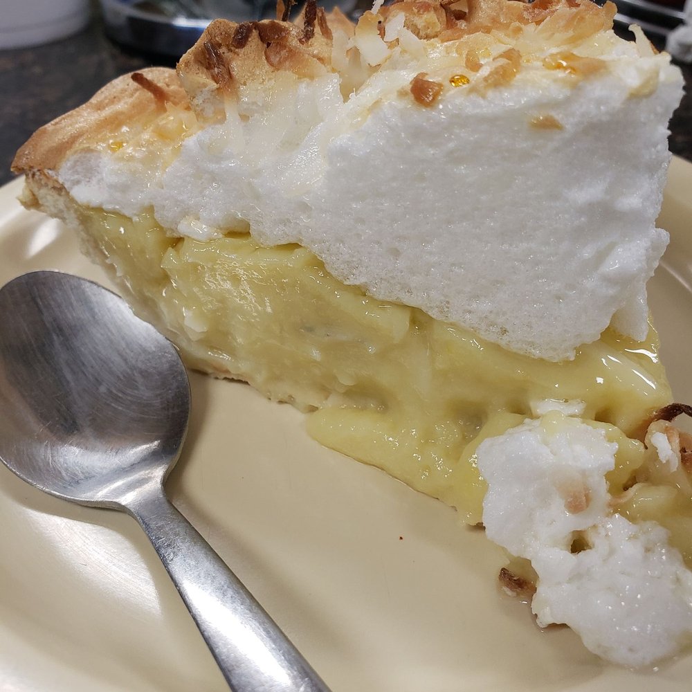 Cliffside Diner - Coconut cream pie!!!! - American Near Me - Frankfort, Kentucky Cliffside Diner - Coconut cream pie!!!! - American Near Me - Frankfort, Kentucky