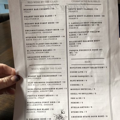 Menu photo 1 Nearby Bar Denver, CO