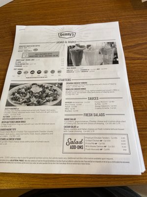 Menu photo 1 Denny's Fredericksburg, VA