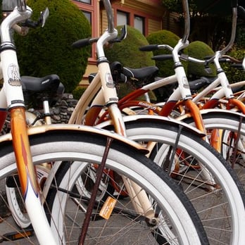 Gingerbread Mansion - Available bikes to borrow for free - Hotels Near Me - Ferndale, California