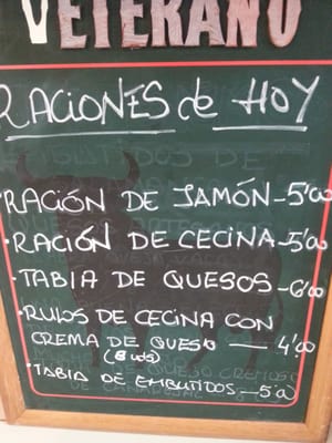 Menu photo 1 Bendito Madrid, M