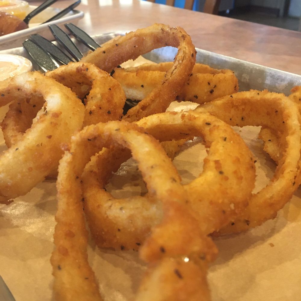 Waldo's Wings - Onion Rings! Try them with a few different sauces!!!! Be prepared to be wowed!!! - Burgers Near Me - Winston Salem, North Carolina Waldo's Wings - Onion Rings! Try them with a few different sauces!!!! Be prepared to be wowed!!! - Burgers Near Me - Winston Salem, North Carolina