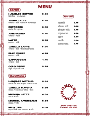 Menu photo 7 Handles West Hollywood, CA Menu photo 7 Handles West Hollywood, CA