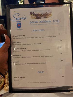 Menu photo 4 Savia Boca Raton, FL Menu photo 4 Savia Boca Raton, FL