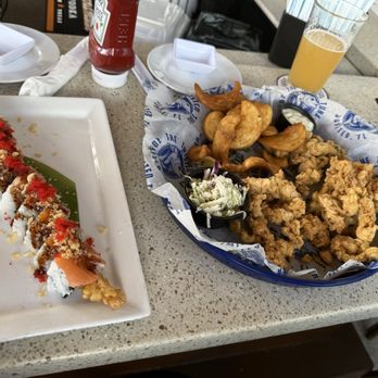 The Twisted Tuna - Ipswich Clams and Salmon Crunch Roll - Seafood Near Me - Jupiter, Florida
