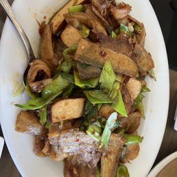 T9. Stir Fried Sliced Pork Belly T9. Stir Fried Sliced Pork Belly