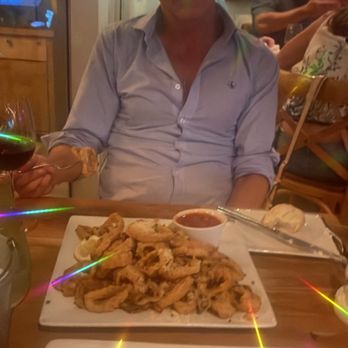 Square Grouper - Islamorada - This is the calamari & almond crusted grouper ! - Seafood Near Me - Islamorada, Florida