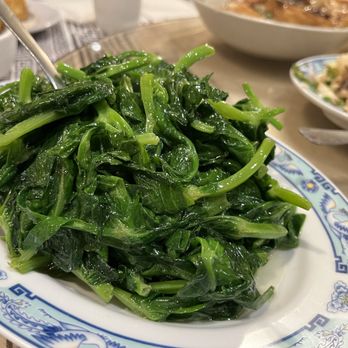 Peach Farm - Stir Fried Pea Pod Stems - Chinese Near Me - Boston, Massachusetts