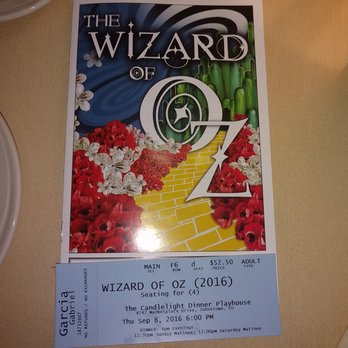 The Candlelight  - he wizard of oz concert ticket - Performing Arts Near Me - Johnstown, Colorado