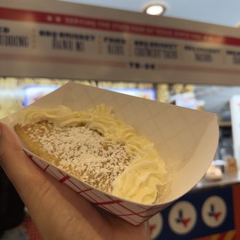 State Fair of Texas - Deep fried banana cream pudding - Festivals Near Me - Dallas, Texas State Fair of Texas - Deep fried banana cream pudding - Festivals Near Me - Dallas, Texas