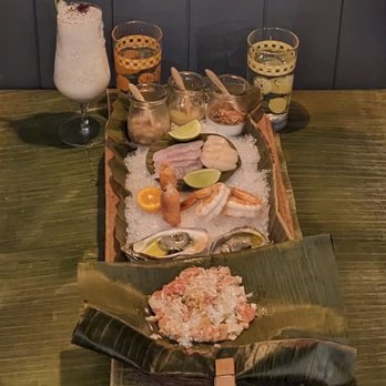 Naks - Delicious seafood. Fluke and scallop sashimi. Oyster and cocktail shrimp. The heart of palm salad with citrus was absolutely amazing. - Filipino Near Me - New York, New York Naks - Delicious seafood. Fluke and scallop sashimi. Oyster and cocktail shrimp. The heart of palm salad with citrus was absolutely amazing. - Filipino Near Me - New York, New York