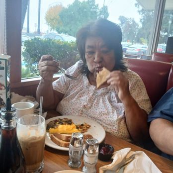 Denny's - Having Breakfast with my momma for my Grandson Jr's Birthday. - American Near Me - Fresno, California Denny's - Having Breakfast with my momma for my Grandson Jr's Birthday. - American Near Me - Fresno, California