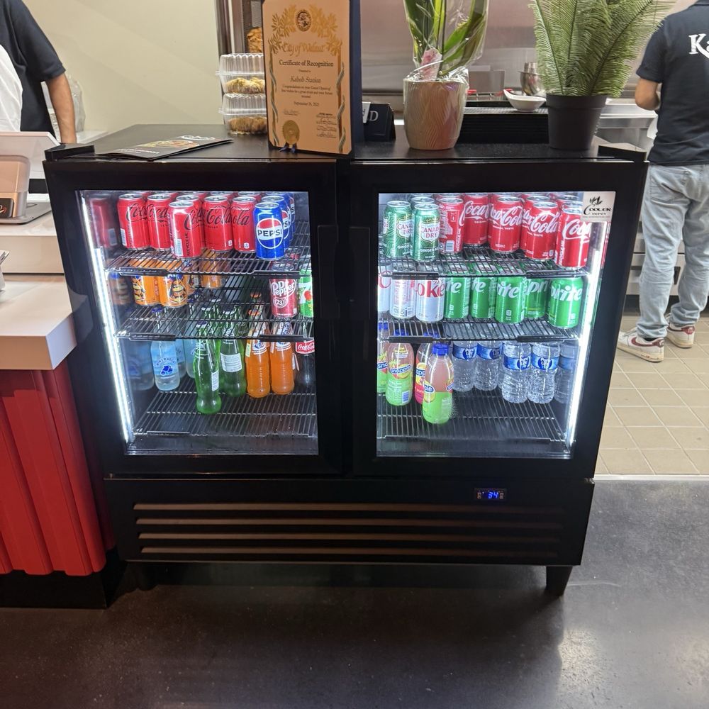 Mediterranean Kebob Station - This is the drink selection - Mediterranean Near Me - Walnut, California