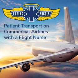 Flying Angels - Flying Angels offers patient transport on commercial airlines with a Flight Nurse