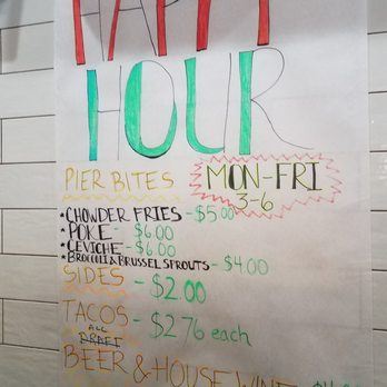 Pier 76 Fish Grill - Happy Hour menu - Seafood Near Me - Riverside, California Pier 76 Fish Grill - Happy Hour menu - Seafood Near Me - Riverside, California