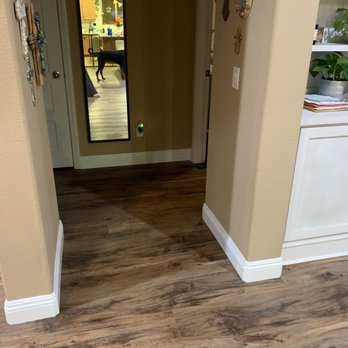 Precision Flooring - Hallway where tile was ripped up - Flooring Near Me - Temecula, California